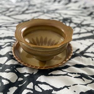 Artisan bowl and plate